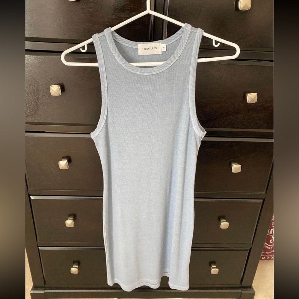 Blue talentless ribbed dress
